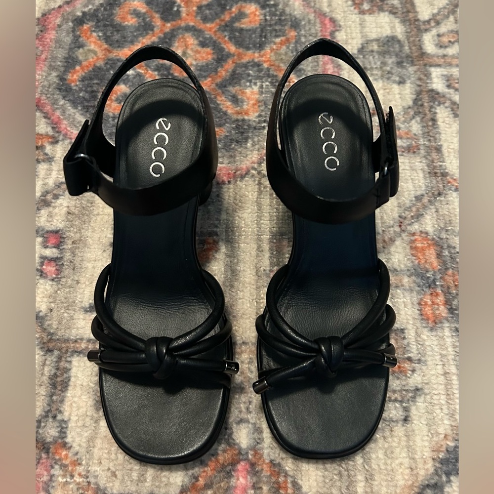 ECCO SCULPTED ALBA 65 Knot Strap Heel Sandal, 39/8.5 NWOB - Picture 7 of 11